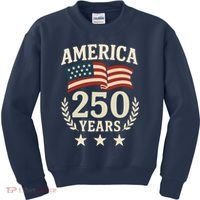 250 Years USA 1776-2026 America 250th Anniversary Kids Sweatshirt thumb 0