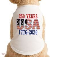 250 Years USA 1776-2026 250th Anniversary Doggie Tank thumb 0
