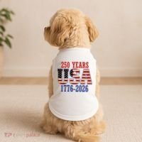 250 Years USA 1776-2026 250th Anniversary Doggie Tank thumb 2