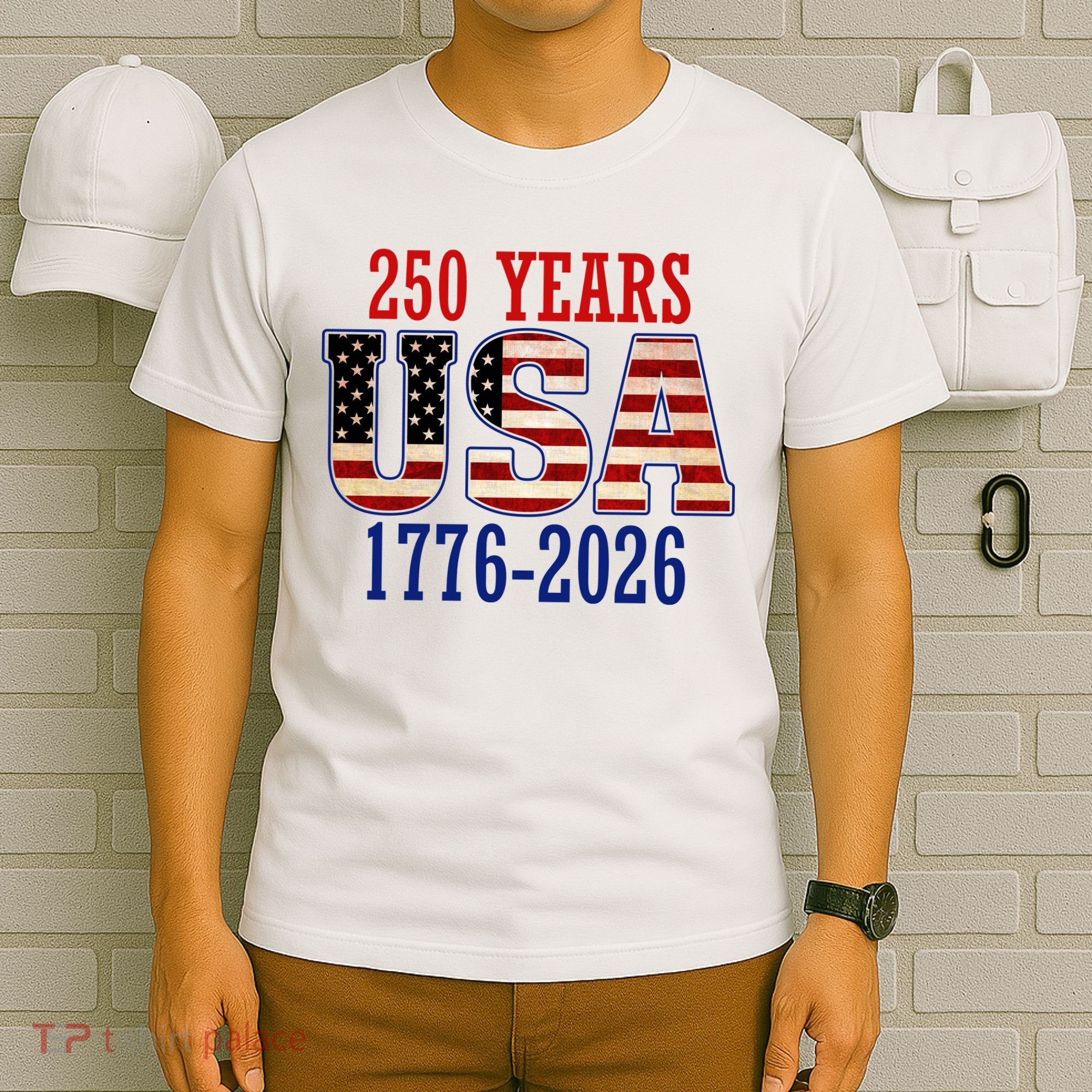 250 Years USA 1776-2026 250th Anniversary T-Shirt
