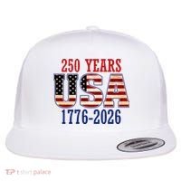 250 Years USA 1776-2026 250th Anniversary Flat Bill Trucker Hat thumb 0