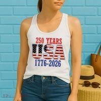 250 Years USA 1776-2026 250th Anniversary Women's Tank Top thumb 2