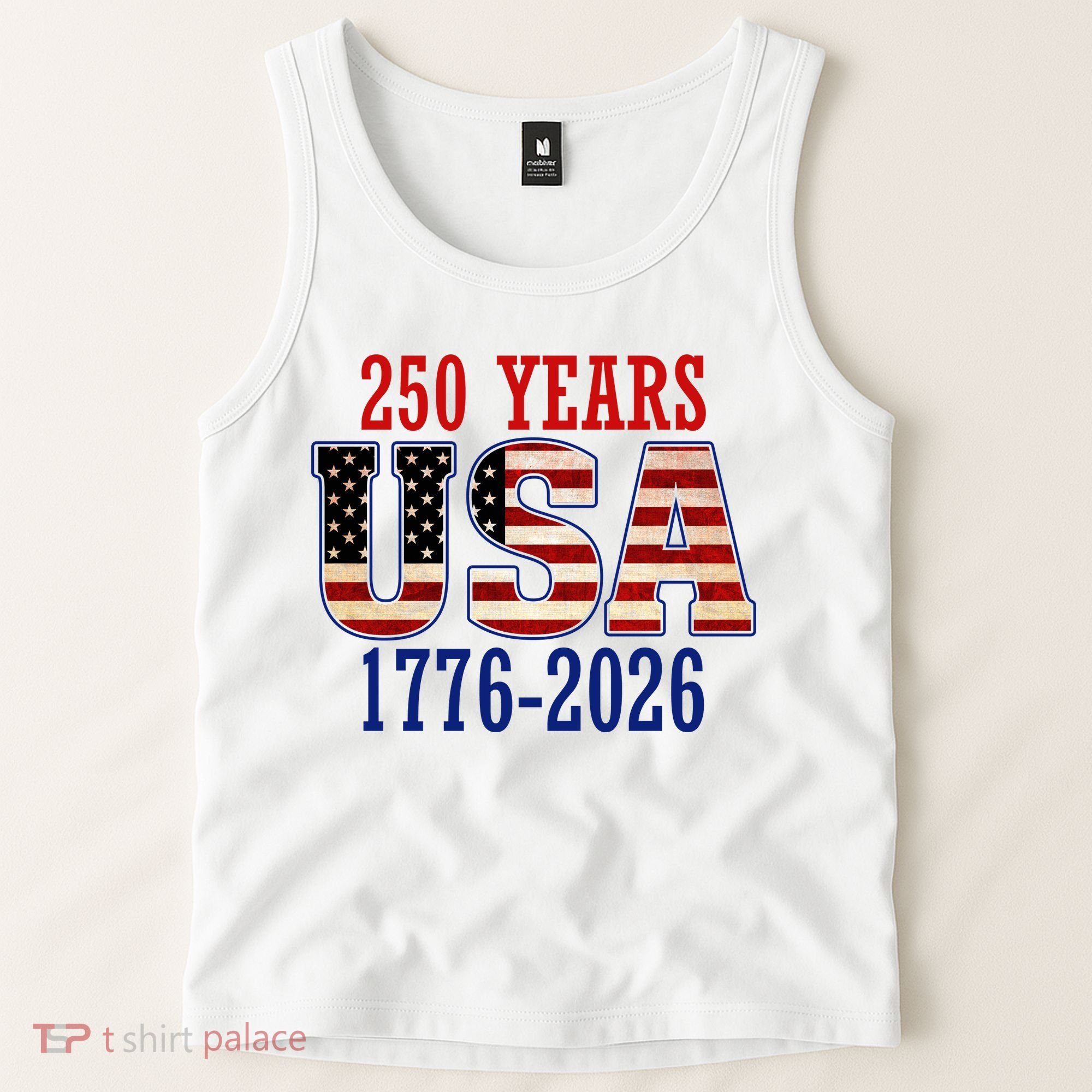 250 Years USA 1776-2026 250th Anniversary Tank Top