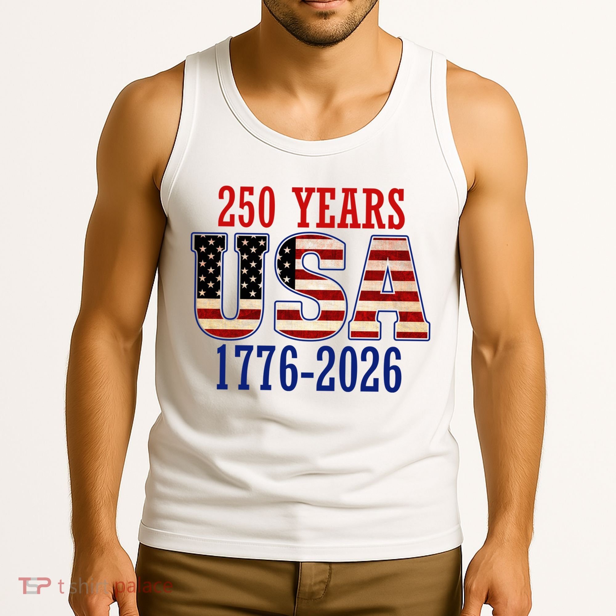 250 Years USA 1776-2026 250th Anniversary Tank Top