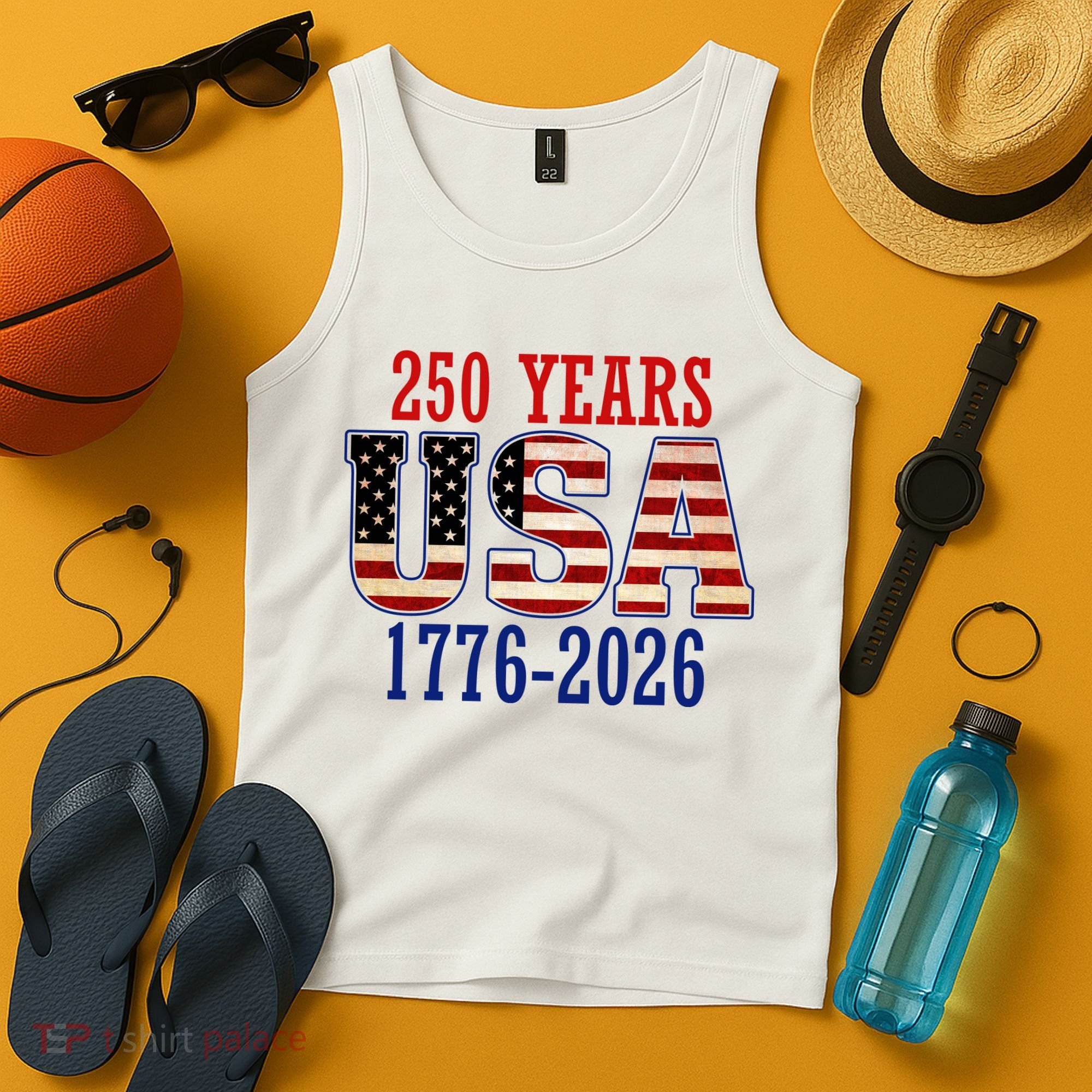 250 Years USA 1776-2026 250th Anniversary Tank Top