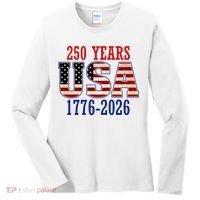 250 Years USA 1776-2026 250th Anniversary Women's Long Sleeve Shirt thumb 0