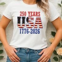 250 Years USA 1776-2026 250th Anniversary Women's T-Shirt thumb 2