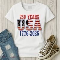 250 Years USA 1776-2026 250th Anniversary Women's T-Shirt thumb 3