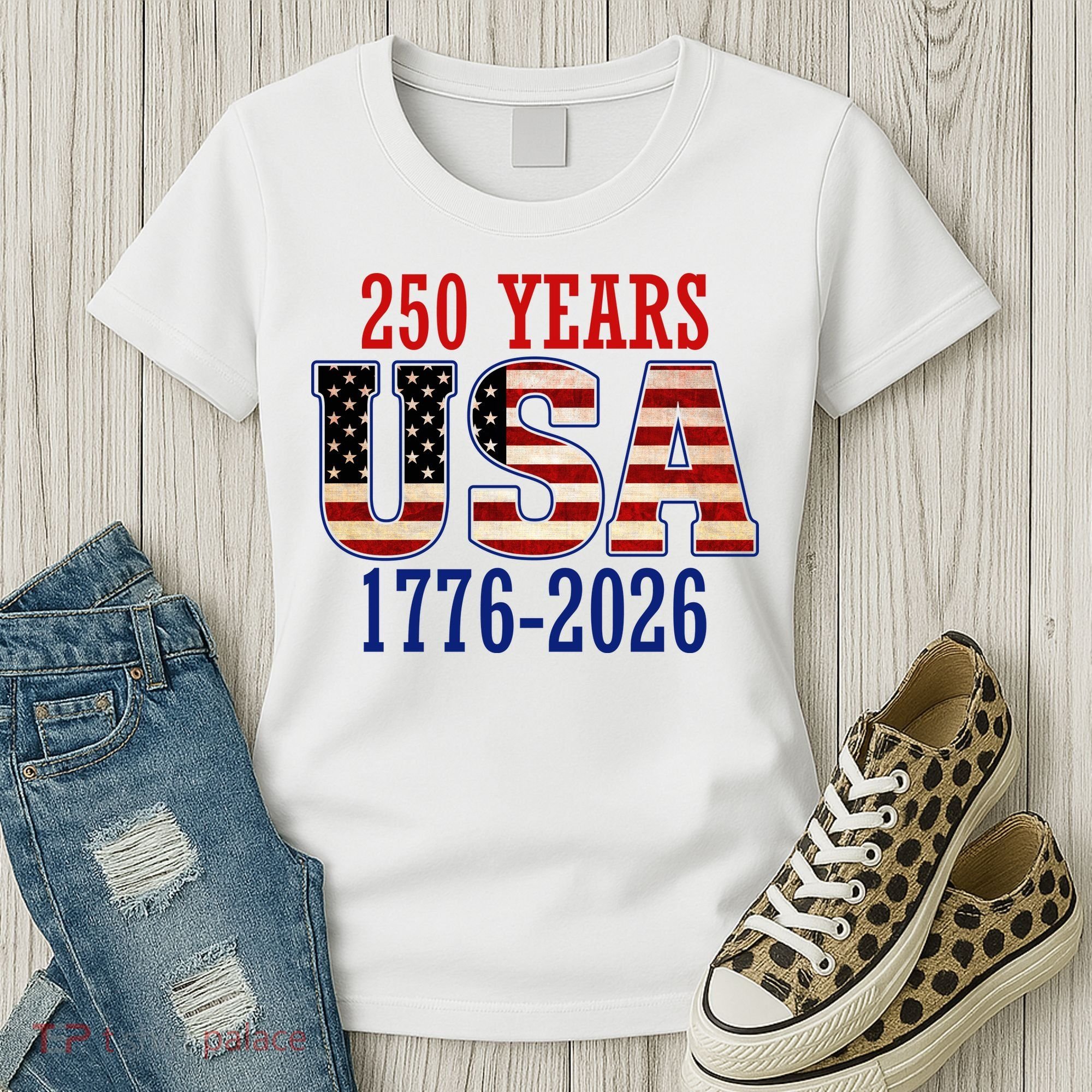 250 Years USA 1776-2026 250th Anniversary Women's T-Shirt