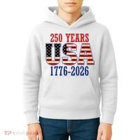 250 Years USA 1776-2026 250th Anniversary Kids Hoodie thumb 4