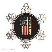 250 Years USA Anniversary America 1776 Flag Ornament thumb 0