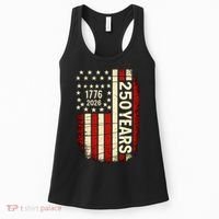 250 Years USA Anniversary America 1776 Flag Women's Tank Top thumb 0