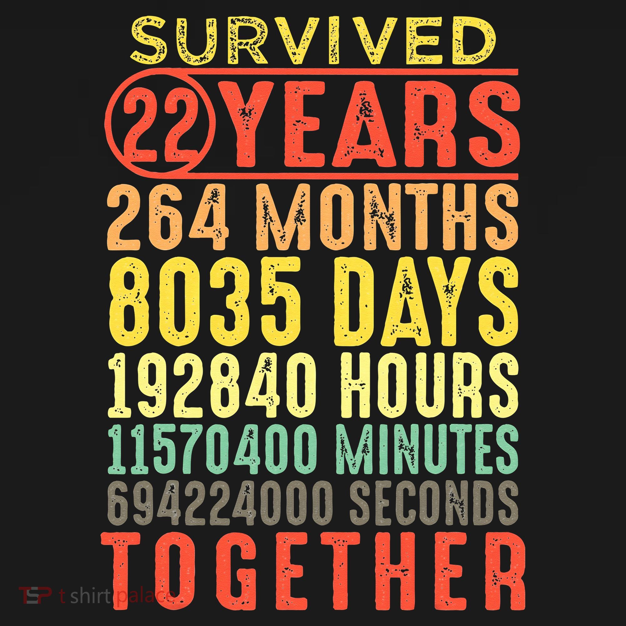 22 Years Wedding 22nd Marriage Anniversary Couple Matching Women's Hoodie