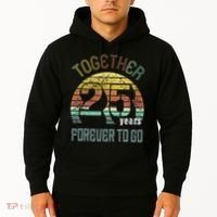 25th Years Wedding Anniversary Gifts For Couples Matching Hoodie thumb 2