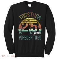 25th Years Wedding Anniversary Gifts For Couples Matching Sweatshirt thumb 0