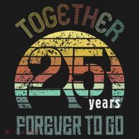 25th Years Wedding Anniversary Gifts For Couples Matching Women's Hoodie thumb 2