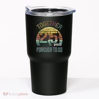 25th Years Wedding Anniversary Gifts For Couples Matching Tumbler thumb 0