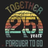 25th Years Wedding Anniversary Gifts For Couples Matching Hat thumb 2