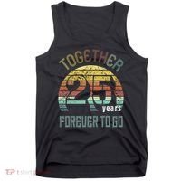 25th Years Wedding Anniversary Gifts For Couples Matching Tank Top thumb 0