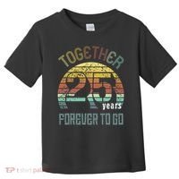 25th Years Wedding Anniversary Gifts For Couples Matching Toddler T-Shirt thumb 0
