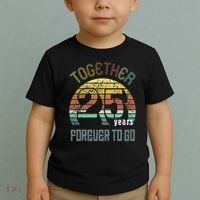 25th Years Wedding Anniversary Gifts For Couples Matching Toddler T-Shirt thumb 2