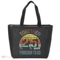 25th Years Wedding Anniversary Gifts For Couples Matching Tote Bag thumb 0