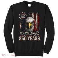 250 Years We The People Bald Eagle American Flag Sweatshirt thumb 0