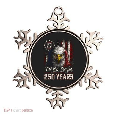 250 Years We The People Bald Eagle American Flag Ornament