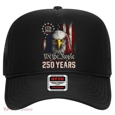250 Years We The People Bald Eagle American Flag Hat