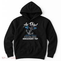 25 Years Wedding Anniversary Couples Cruise Trip Matching Hoodie thumb 0