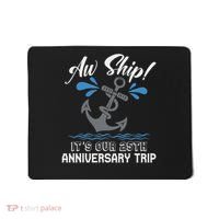 25 Years Wedding Anniversary Couples Cruise Trip Matching Mousepad thumb 0