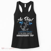 25 Years Wedding Anniversary Couples Cruise Trip Matching Women's Tank Top thumb 0