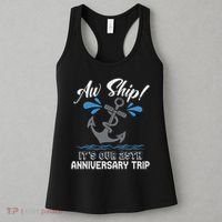 25 Years Wedding Anniversary Couples Cruise Trip Matching Women's Tank Top thumb 3
