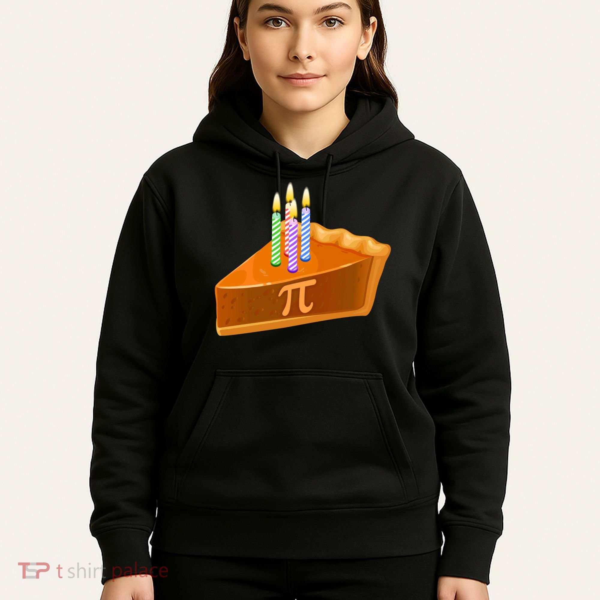 3.14 Happy Pi Day March 14 Birthday Slice Of Pie Hoodie
