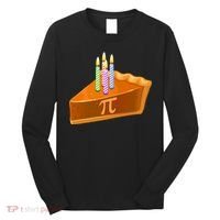 3.14 Happy Pi Day March 14 Birthday Slice Of Pie Long Sleeve Shirt thumb 0