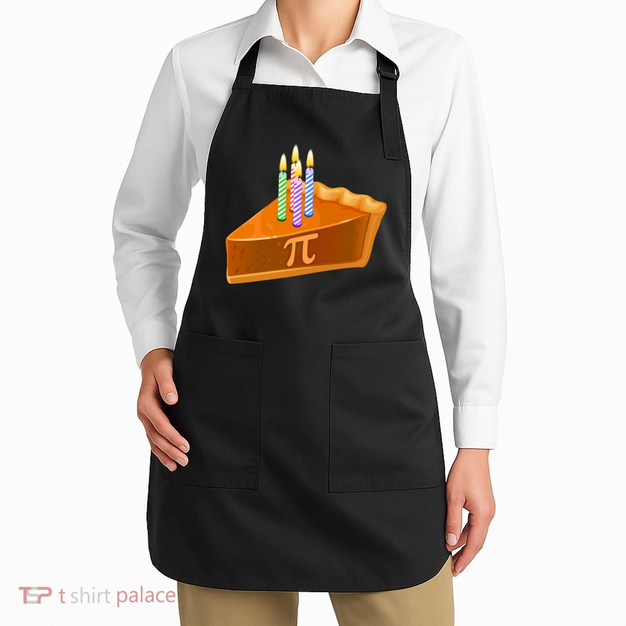 3.14 Happy Pi Day March 14 Birthday Slice Of Pie Apron