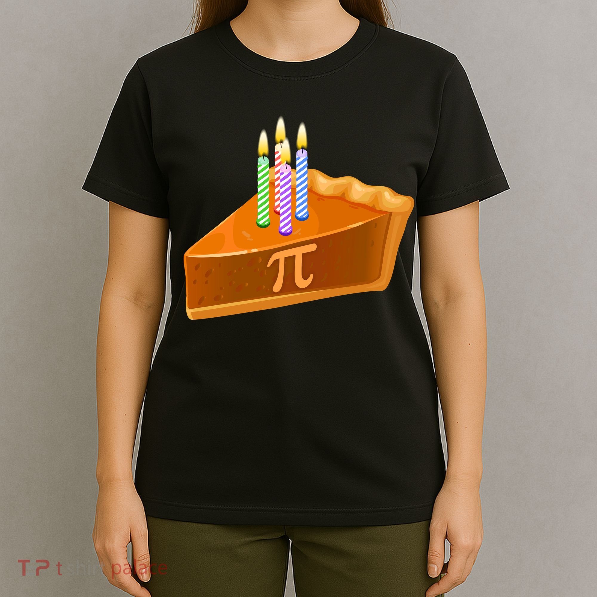 3.14 Happy Pi Day March 14 Birthday Slice Of Pie T-Shirt