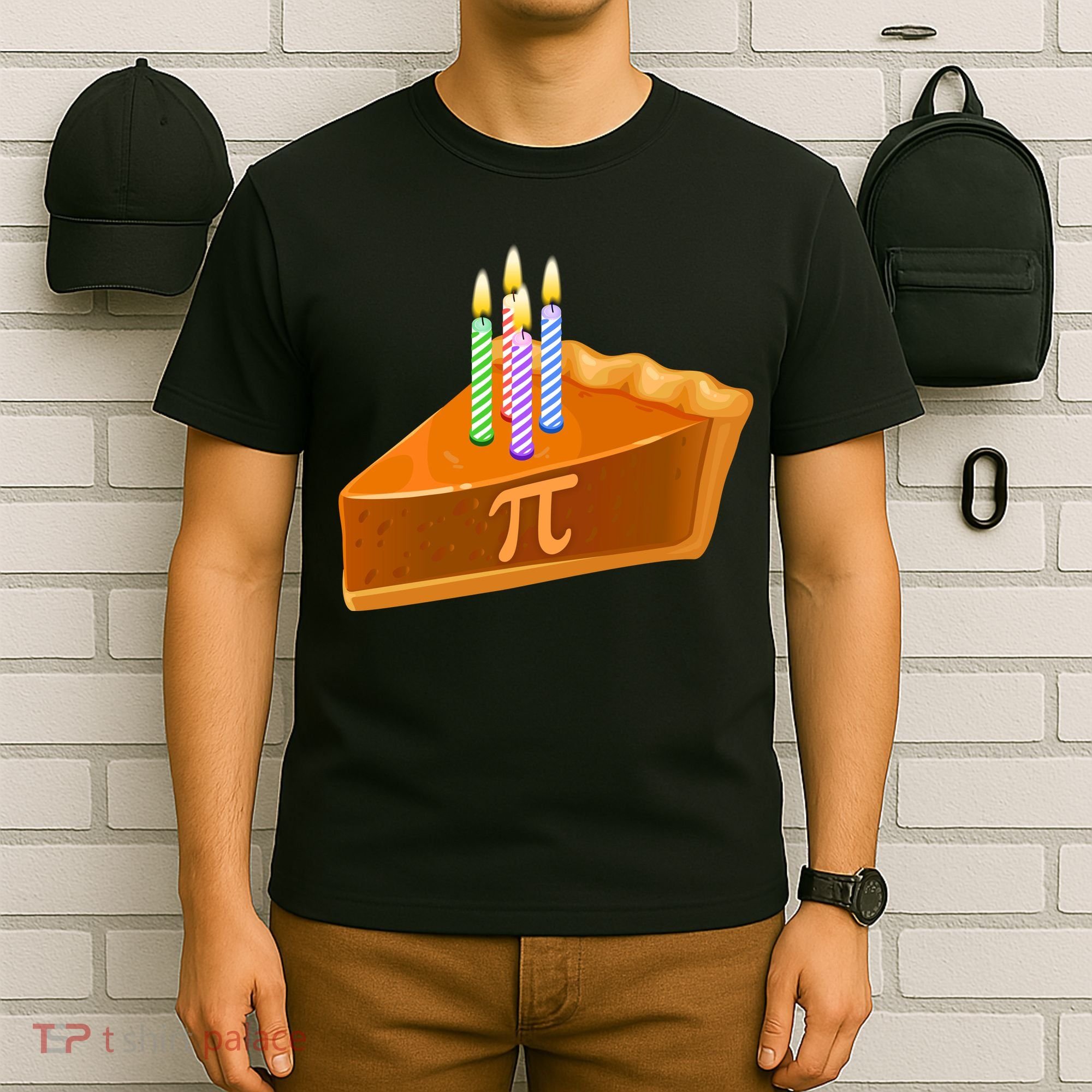 3.14 Happy Pi Day March 14 Birthday Slice Of Pie T-Shirt
