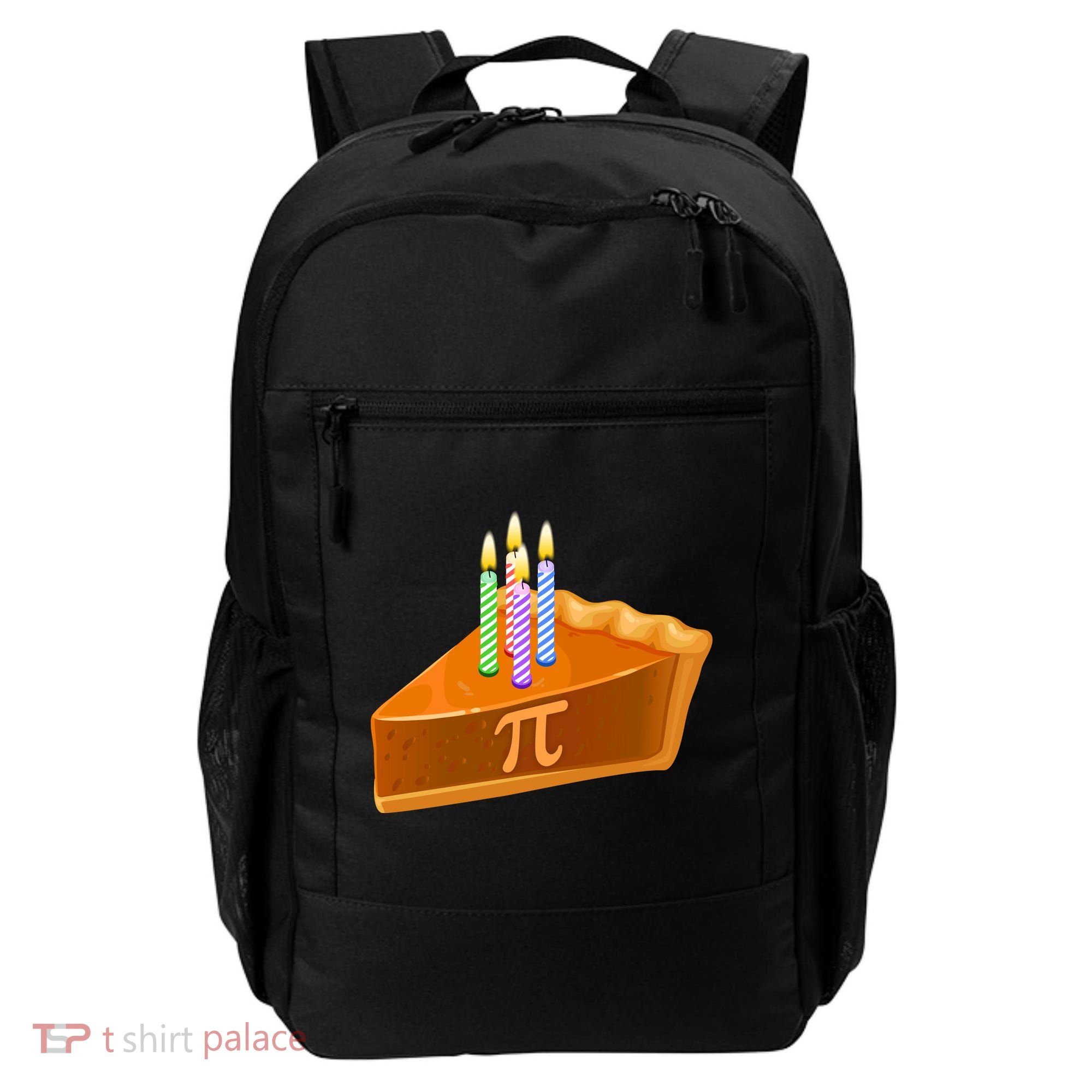 3.14 Happy Pi Day March 14 Birthday Slice Of Pie Backpack