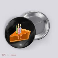 3.14 Happy Pi Day March 14 Birthday Slice Of Pie Button thumb 0