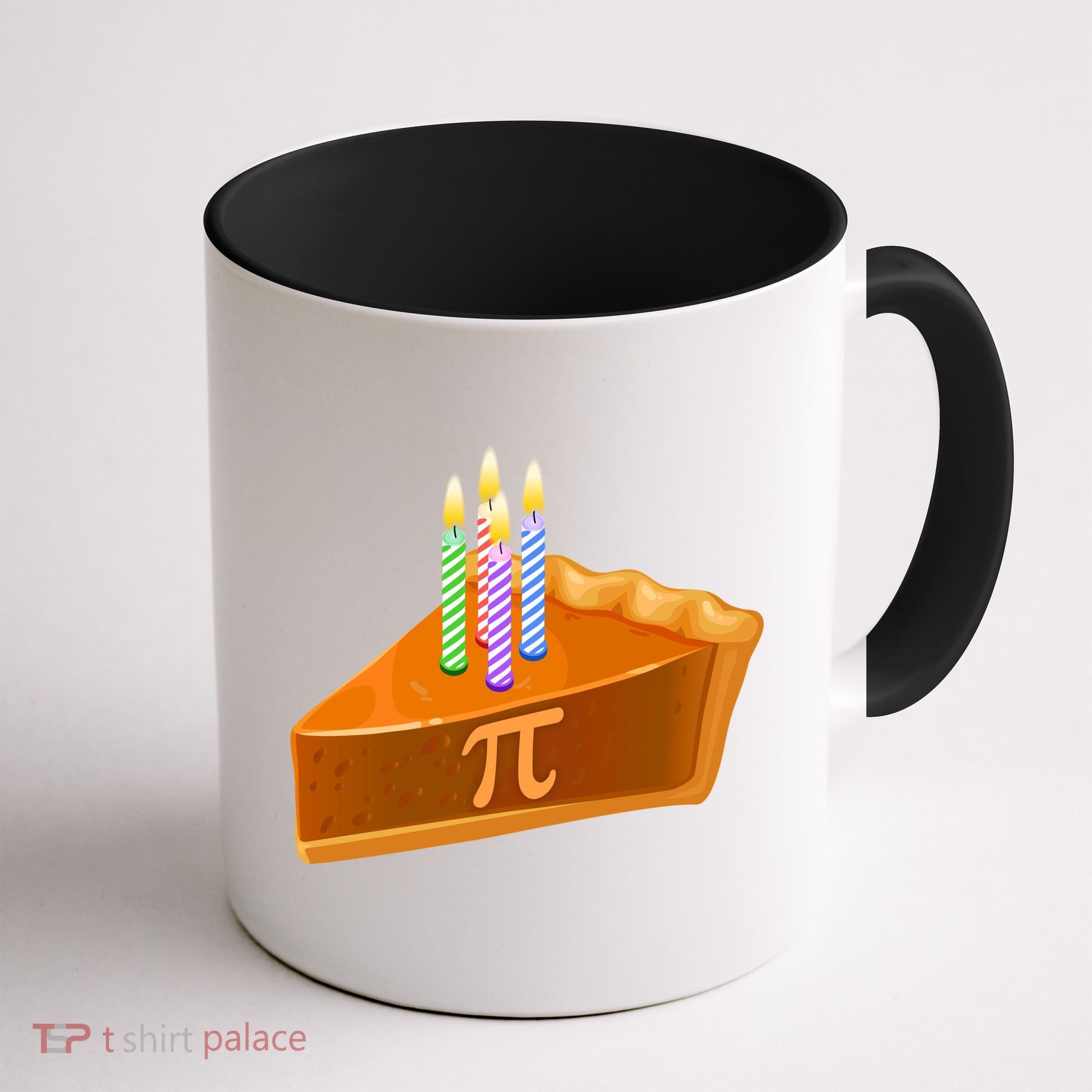 3.14 Happy Pi Day March 14 Birthday Slice Of Pie Coffee Mug