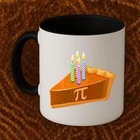 3.14 Happy Pi Day March 14 Birthday Slice Of Pie Coffee Mug thumb 2