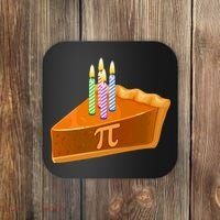 3.14 Happy Pi Day March 14 Birthday Slice Of Pie Coaster thumb 0