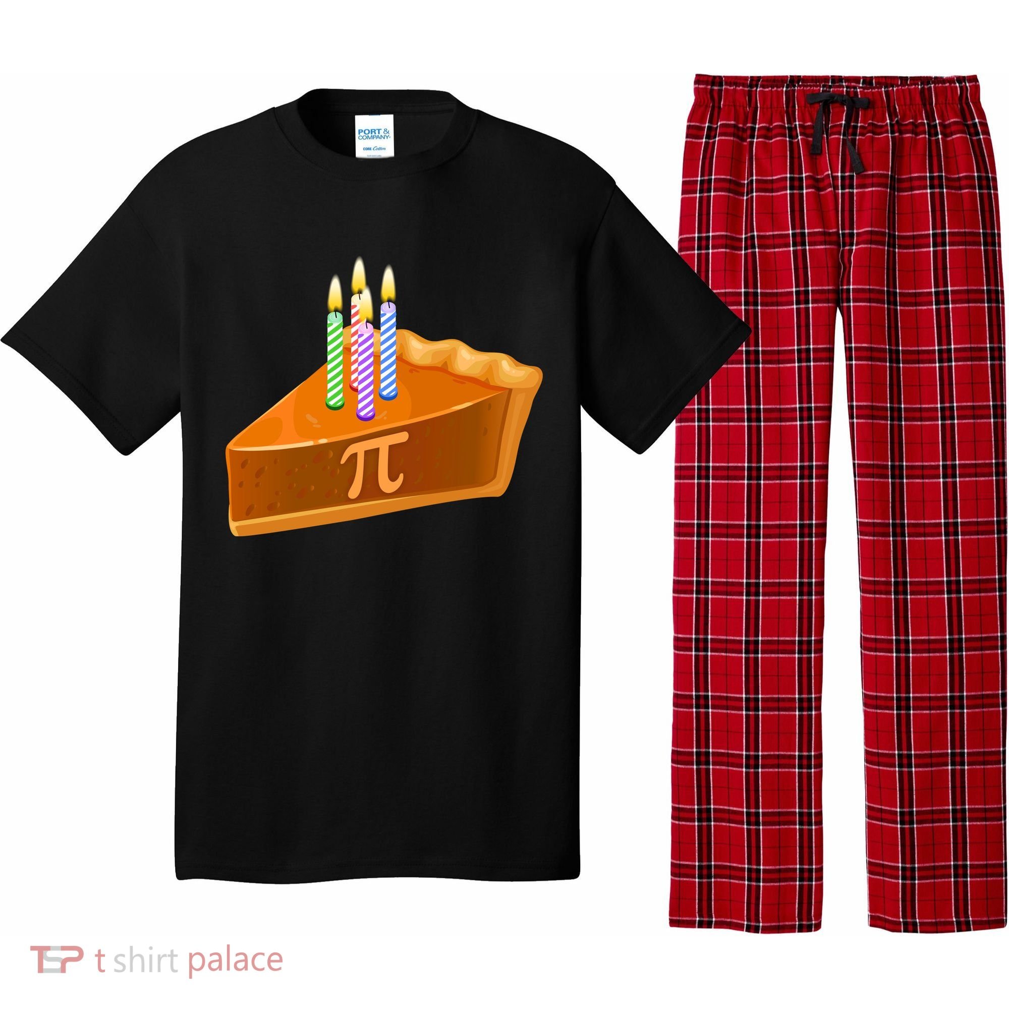 3.14 Happy Pi Day March 14 Birthday Slice Of Pie Pajama Set