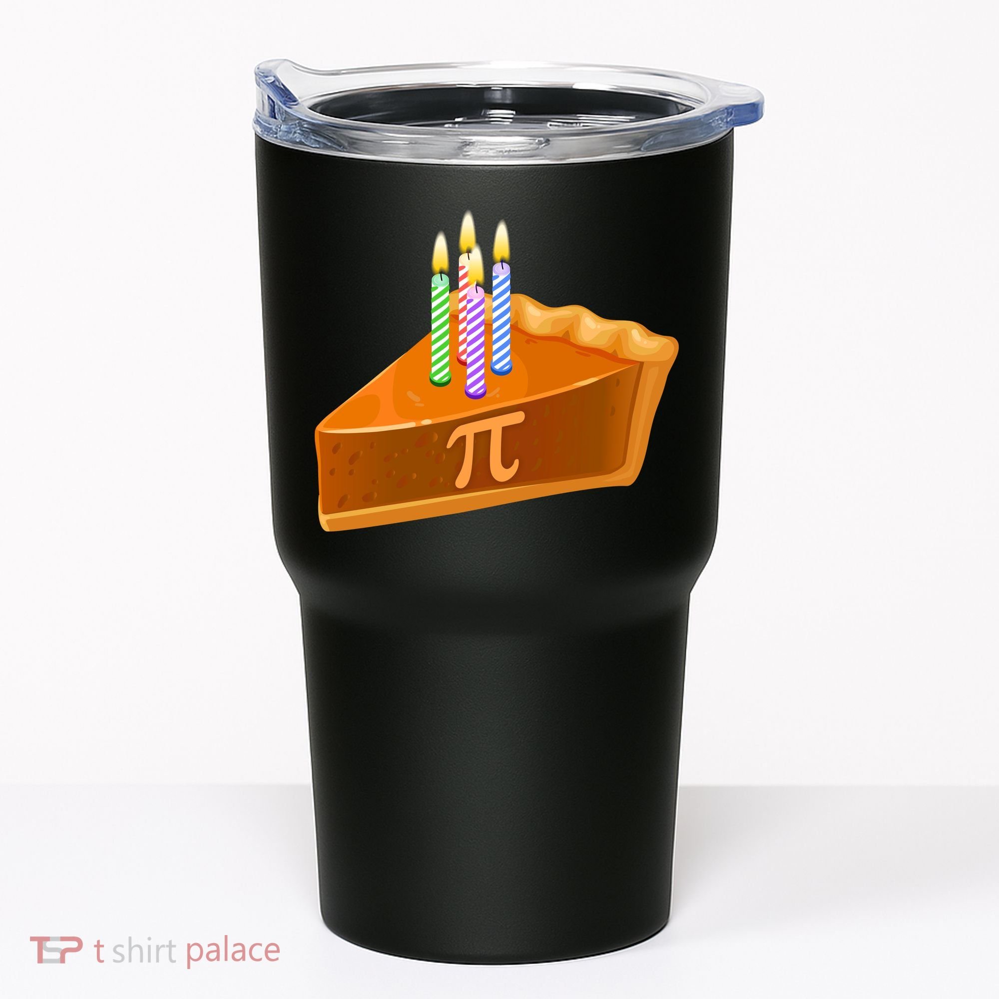 3.14 Happy Pi Day March 14 Birthday Slice Of Pie Tumbler