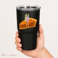3.14 Happy Pi Day March 14 Birthday Slice Of Pie Tumbler thumb 2