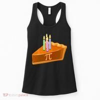 3.14 Happy Pi Day March 14 Birthday Slice Of Pie Women's Tank Top thumb 0