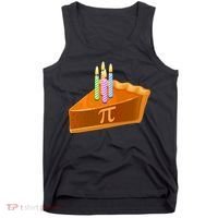 3.14 Happy Pi Day March 14 Birthday Slice Of Pie Tank Top thumb 0