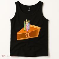 3.14 Happy Pi Day March 14 Birthday Slice Of Pie Tank Top thumb 2