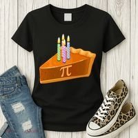 3.14 Happy Pi Day March 14 Birthday Slice Of Pie Women's T-Shirt thumb 3